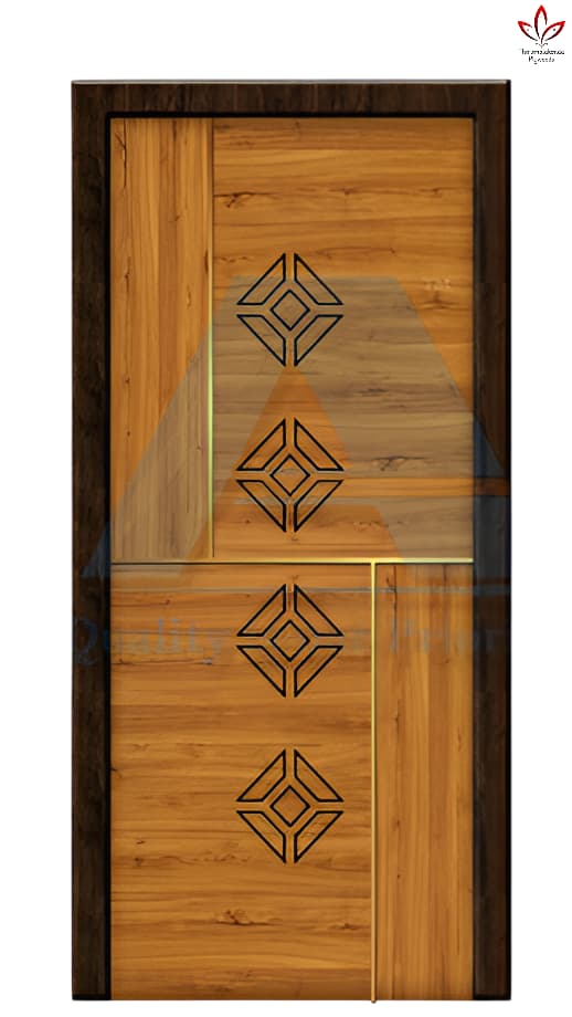 Gold beeding laminate doors -1